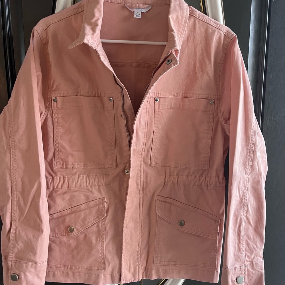 Time and Tru Women's Blush Utility Jacket